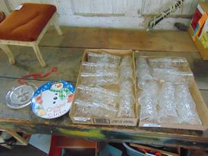 lot 3897 image: Large Selection of Cut Glass Juice Glasses