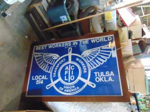 Framed Union Banner - - - -