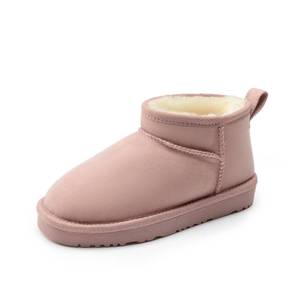lot 1058 image: DREAM PAIRS Girls Boys Boots Kids Winter Ankle Faux Fur Lined Warm Snow Shoes Kid Short Boots for Little KidBig Kid,Size 12 Little Kid,Pink,KKUMAB2502