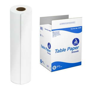 lot 1068 image: Dynarex Headrest Table Paper  Smooth and High-Quality Exam Table Paper  Used in Medical  Massage  and Chiropractic Tables to Protect Patients  14  x 225 ft.  1 Case of 12 Table Papers  Smooth