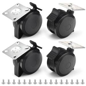 lot 1072 image: 4 Pack 69828 69827 Locking Caster Compatible with Weber Spirit 200300 Series Gas Grills (2013 and Newer) with Up Front Controls for Weber Grill Replacement Parts - Wheel Locking Mechanism