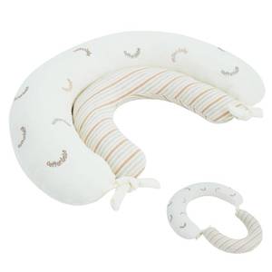 lot 1094 image: 2-in-1 Tummy Time Cushion for Newborns,Soft Cotton Tummy Time Pillow Promotes Development, Ergonomic Design,Ideal Baby Gift