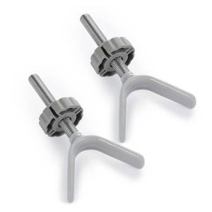 lot 2237 image: Babelio Baby Gate Stairs Banister Adapter-Y Threaded Spindle Rods for Pressure Mounted for Child & Pet Safety Gates with Extra Long Wall Mounting Screws Rod & Bolts (10MM)