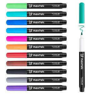 lot 2238 image: maxtek Dry Erase Markers, 0.7mm Ultra Fine Tip, Low Odor, 12 Count
