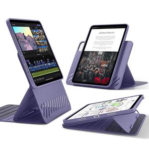 lot 2243 image: ESR for iPad Pro 11 Inch Case (2022202120202018, 4th3rd2nd1st Generation), Removable Magnetic Cover, Adjustable PortraitLandscape Stand with Raised Display View, 9 Standing Angles, Purple