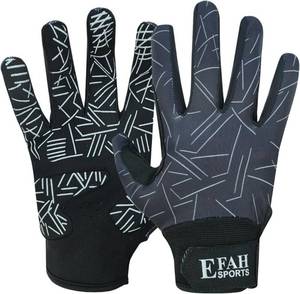 lot 2245 image: EFAH SPORTS Baseball Batting Gloves for Youth Adult Mens Kids Boys Padded Comfortable Softball Batting Gloves with Super Grip Finger Fit Palms (Grey, Adult XX-Large)