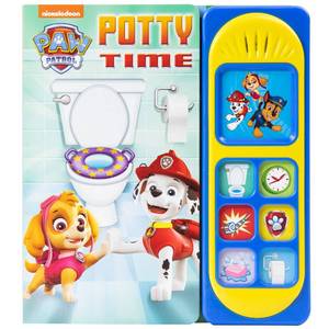 lot 2262 image: PAW Patrol Chase, Skye, Marshall, and More - Potty Time - Potty Training Sound Book - PI Kids (Play-A-Sound)