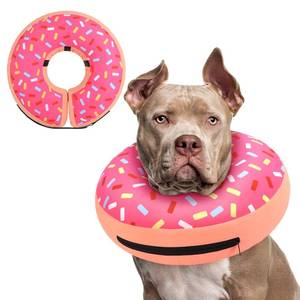 lot 2303 image: Supet Inflatable Dog Cone Collar Alternative After Surgery, Dog Neck Donut Collar Recovery E Collar for Neuter, Soft Pet Cone for Small Medium Large Dogs