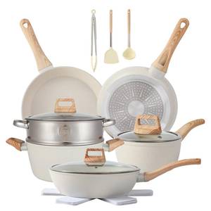 lot 3572 image: 16PCS Pots and Pans Set Non Stick Cookware Set Nonstick with Cooking Set