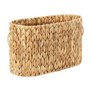 lot 5623 image: StorageWorks Toilet Paper Storage, Toilet Paper Storage Holder for 6 Regular Rolls, Wicker Basket for Bathroom, Natural Water Hyacinth