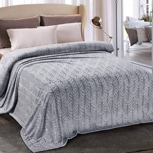 lot 5629 image: Whale Flotilla Flannel Fleece King Size Blanket for Bed, Soft Fluffy Velvet Bedspread Coverlet with Decorative Vintage Pattern for All Season, Warm and Lightweight, 90x104 Inch, Silver Grey