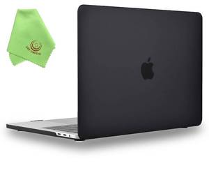 lot 6260 image: UESWILL Matte Hard Case Compatible with MacBook Pro 15 inch with Touch Bar & USB-C 2016 2017 2018 2019 Release Model A1990 A1707, Black