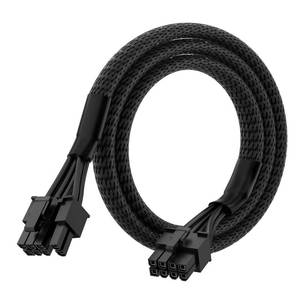 lot 6287 image: Aukuoy PCIe Cable for EVGA Power Supply, PCIe 8 Pin Male to 62 Pin Male, 18AWG 10A EVGA Supernova Power Supply Cables -23.6 inch (60cm)
