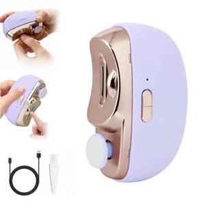 lot 6300 image: Electric Nail Clippers for Seniors,2026 New 3-In-1 Easyclip Smart Nail Clipper for Baby and Adults,Automatic Electric Nail Clipper With Polishing and LED Light,Suitable for Fingernail Toenails(Purple)