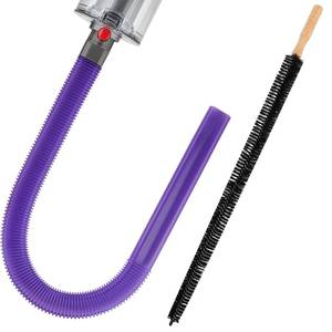 lot 6325 image: Fullclean Dryer Vent Lint Vacuum Atttachments for Dyson V15 V15s Gen5 V12 V11 V10 V9 V8 V7 Detect Absolute Cyclone Outsize Slim Vacuum Cleaner Crevice Flexible Dryer Lint Remove Tool Cleaner Kit