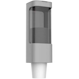 lot 6331 image: Cup Dispenser Wall Mounted, Bathroom Cup Holder for 3oz-5oz Cups, Pull Type Water Cooler Cup Dispenser, Adhesive Cups Organizer with Paste Plate for Home Office Hospital Gym School