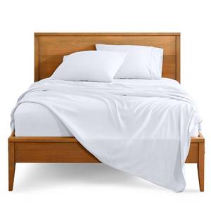 lot 6432 image: Bare Home Split Head Flex King Sheet Set - 1800 Ultra-Soft Microfiber Bed Sheets - Double Brushed - Deep Pockets - Easy Fit - 4 Piece Set - Bedding Sheets & Pillowcases (White)