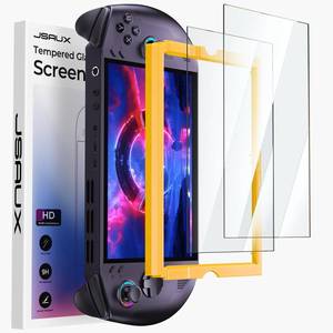lot 6448 image: JSAUX 2-Pack Screen Protector for Legion Go S 8 Handheld 2025, Easy to Install with Guiding Frame, 8 inch Full Coverage, Anti-Scratch Ultra HD Tempered Glass Protector Accessories