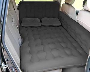 lot 6472 image: GreatTribe Air Mattress Bed for car, Car Air Mattress with Inflation Pump, 2 Inflatable Pillows and 2 Footrests for Back Seat, Side Seat, Trunk Sleeping, Thickened Camping Bed - Black