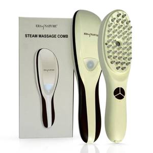 lot 6474 image: era of nature 4-in-1 Electric Scalp Massager for Thicker-Looking Hair & Root Vitality �� Waterproof Vibrating Brush with Red & Blue Light �� Rechargeable Follicle Stimulator for All Hair Types, Unisex