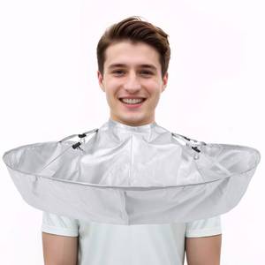 lot 6490 image: FEBSNOW Hair Cutting Cloak Cape, Professional Adjustable Haircut Cape Foldable Umbrella for Adults Kids Home Salon Barber Hairdressing Supplies
