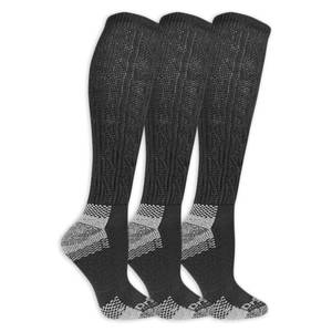 lot 6496 image: Dr. Scholls Womens Advanced Relief Blisterguard - 2 & 3 Pair Packs Non-binding Cushioned Moisture Management Socks, Black, 4-10 US