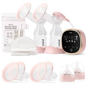 lot 11437 image: NCVI Electric Breast Pump 8782, Portable Hospital-Grade Double Pump with 4 Modes & 9 Levels, Anti-Backflow, Rechargeable Quiet Breastfeeding Pump for Efficient Comfortable Use at Home, Work or Travel
