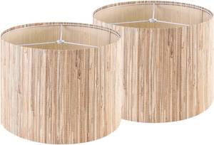 lot 11440 image: GO&SO 13 IN Drum Boho Lamp Shades Set of 2 Medium, Farmhouse Lamp Shade for Table Lamps Floor Lamp- 13 x 13 x 10 Spider Vintage Lampshade Decor,Natural Straw Shade Replacement,Assembly Required