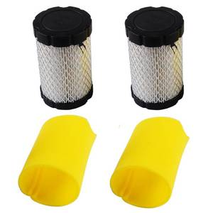 lot 11443 image: KlirAir Air Filters Replace Compatible with 796031 (591334 or 594201) Plus 797704 Foam Pre-cleaner (Pack of 2)