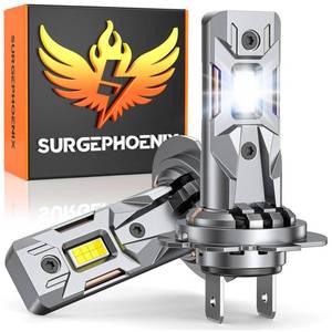lot 12172 image: Surgephoenix H7 Light Bulbs, 50000LM Super Brighter, 11 Mini Size,6500K Cool White Tail Light Covers H7 Fog Light Bulbs or Off Road Light Pack of 2