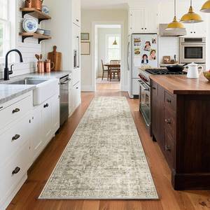 lot 12206 image: Machine Washable Kitchen Runner Rugs 2x10 Hallway Rug Non Slip Low Pile Stain Resistant Soft Carpet Runners for Hallways Indoor Entryway Kitchen Laundry Room Bedroom Farmhouse