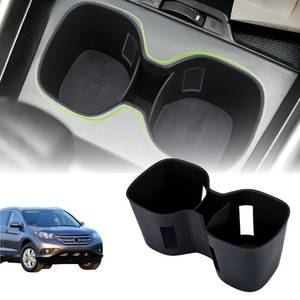 lot 12222 image: Center Console Cup Holder, Cup Holder Inserts, Compatible with Honda CRV CR-V 2023 2024 2025, Car Accessories (TPE Material)