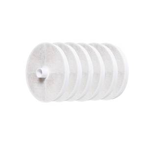 lot 12229 image: Amazon Basics Replacement Filters for 3L Pet Water Fountain, Pack of 6, White