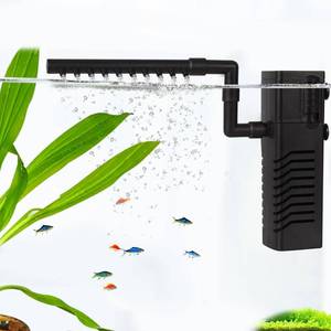 lot 12273 image: FRIRODSAY Aquarium Filter Fish Tank Filter Powerful Submersible Turtle Water Filters Ultra Quiet Biochemical Sponge Filter for 10 to 30 Gallon Tank FiltrationOxygenationWater Cycle 5in1 (8W)