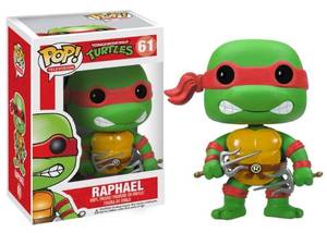 lot 12278 image: Pop Television 3.75 Inch Action Figure Teenage Mutant Ninja Turtles - Raphael #61
