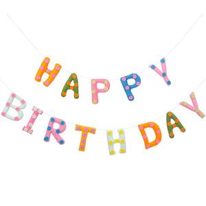 lot 16372 image: Mindsoft Felt Happy Birthday Garland Rainbow Banner Reusable Happy Birthday Sign Party Supply for Party Decor(Colorful Color,Spot)
