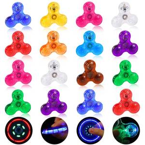 lot 16414 image: Gigilli Mini Fidget Spinners 13 Pcs, Easter Basket Stuffers Easter Egg Fillers, Kids Party Favors, LED Light Up Fidget Spinners for Kids 4-12, Glow in The Dark Goodie Bag Stuffers Class Prizes