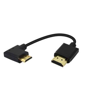 lot 16431 image: PNGKNYOCN 15CM Mini HDMI to HDMI Short Cable, 90 Degree Left Angle High Speed Mini HDMI Male to HDMI 2.0 Male Adapter Support 4k60HZ YOUCHENG, for Raspberry Pi, Tablet, Camera Etc (L)