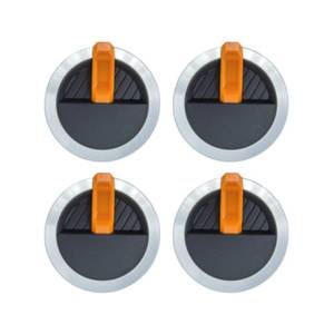 lot 16440 image: Orange Knob for Walmart Blackstone Griddle,Control Knob for Most Expert Grill Propane Gas Grill,4-Pack