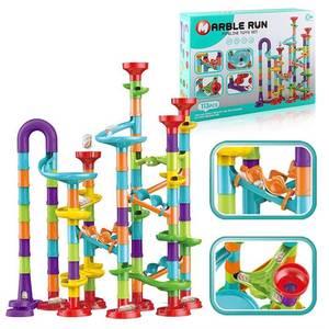 lot 17209 image: Marble Run for Kids,STEM Learning Toy, Construction Building Blocks Toys, STEM Marble Runs for Kids 4-8��GD-367��