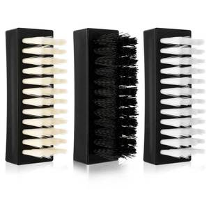 lot 18238 image: Amaxiu Hand Nail Brush for Cleaning Fingernails, Durable Nylon Firm Stiff Scrub Bristles Nail Scrubber Brushes for Men Mechanics Gardeners Scrubbing under Fingers Foot Toes(3 Pack, BlackYellowWhite)