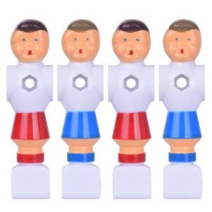lot 18263 image: Hotusi 4Pcs Rod Foosball Soccer Table Football Men Player Replacement Parts(RedBlue)