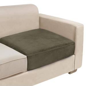 lot 18300 image: NAISI Couch Cushion Covers 1 Piece Velvet Stretch Sofa Seat Covers or Backrest Covers Soft Individual Couch Covers for Sectional Sofa(1 PC for Seat Cushion or Backrest,Olive Green)