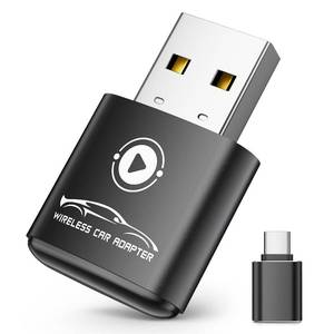 lot 18302 image: vnilrgle Wireless CarPlay Adapter for Apple iPhone��2026 Upgraded�� Mini Design, Converts Factory Wired to Wireless Adapter for CarPlay, Plug and Play, Auto Connect Fast and Stable(Black)