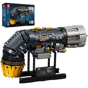 Reobrix F35 Engine Building Block Sets for Adults 33014, Mechanical Building Blocks with Motor, F35 Fighter Jet Engine Model Kit Technic Engine Gift for Fighter Jet Fans Adult (1812PCS)