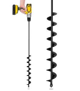 lot 19808 image: 2��x32�� Auger Drill Bit for Planting, Heavy-Duty Planting Auger for Bulbs, Post Hole Digger for 38��Hex Drive Drill