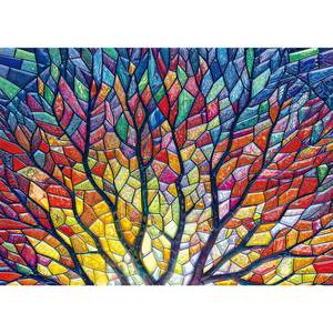 lot 19816 image: Sutinban Stained Glass Tree Puzzles for Adults 1000 Pieces, Colorful Mosaic Tree of Life Jigsaw Puzzle, Impossible Challenging Difficult 1000 Pieces Puzzles Game for Family (not guaranteed all pieces are accounted for)