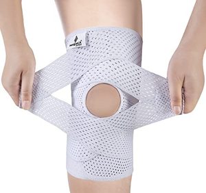 lot 20271 image: NEENCA Knee Brace for Knee Pain, Compression Knee Support with Air Mesh Fabric, Adjustable Knee Wrap with Side Stabilizers, Ultra-Soft Bandage for Sports, Running, Meniscus Tear, ACL, Arthritis Relief