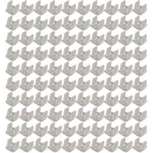 lot 20272 image: Pack of 100 Silicone Neon Mounting Clips Holder LED Strip Light Clips Bracket Support Fixing Clamps Accessories for LED Light Strip for 8mm Light