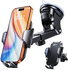 lot 20285 image: andobil 2026 Military-Grade Car Phone Holder Upgraded Strongest Suction & Clip Phone Holders for Your Car, Dashboard Windshield Vent Car Phone Mount for iPhone 17 Pro Max 16 15 14 13 12 Android
